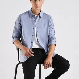 Calvin Klein Jeans Men Regular Fit Solid Button-Down Collar Casual Shirt-picture-18