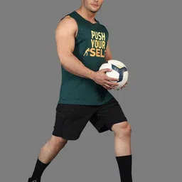 HRX by Hrithik Roshan Men Typography Printed Round Neck Slim Fit T-shirt image 4