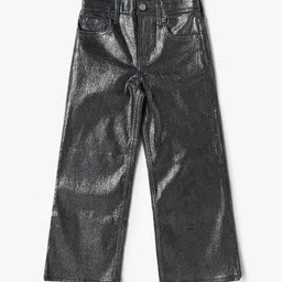 GAP Girls Low-Rise Dark Wash Stretchable Wide Leg Jeans-picture-10