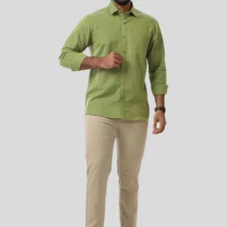 UATHAYAM Men Slim Fit Casual Shirt image 3