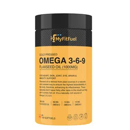 MyFitFuel Omega 3 6 9 FlaxSeed Oil 1000mg- 120 Softgel Capsules-picture-14