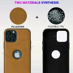 LIRAMARK Solid Printed iPhone 12 Pro Back Case Mobile Accessories image 5