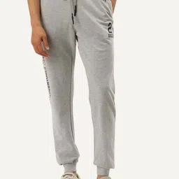 AMSWAN Men Printed Cotton Mid-Rise Joggers-image-66