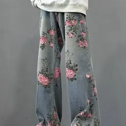 StyleCast Men Straight Fit Low-Rise Printed Jeans image 5