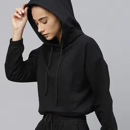 Laabha Women Hooded Long Sleeves Pullover Sweatshirt-picture-35