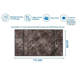 The Furnishing Tree Brown Printed Air Conditioner Cover image 3