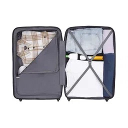 YAYAVAR Textured Hard-Sided Large Trolley Bag image 5