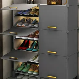 Sasimo Grey Water Resistant Shoes Organiser-picture-1