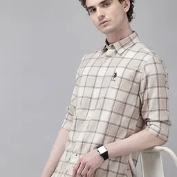 U.S. Polo Assn. Denim Co. Checked Pure Cotton Casual Shirt-picture-40