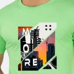GLOBAL NOMAD Men 2 Printed Bio Finish Applique T-shirt image 2