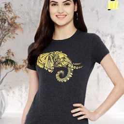 Metronaut Women Typography 2 Wonder Woman Printed Applique T-shirt-picture-25