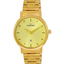 maxima Women Embellished Dial & Stainless Steel Straps Analogue Watch 69484CMLY-picture-15