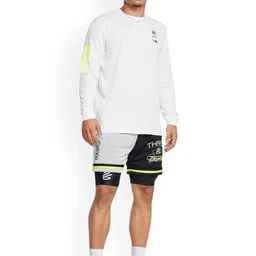 UNDER ARMOUR Curry Heat Gear Men Printed Slim Fit Shorts-picture-47