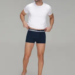 AMUL COMFY Pack of 4 Short Cotton Outer Elastic Trunks image 3