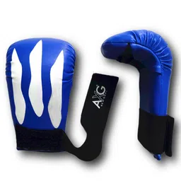 AXG New Goal Passion Boxing Gloves - Blue image 4