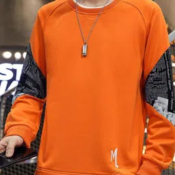 HERE&NOW Men Round Neck Long Sleeves Sweatshirt-picture-49