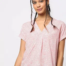 GAP Printed V-Neck Tops-picture-24