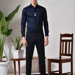 ABKASA Men Classic Slim Fit Opaque Casual Shirt image 2