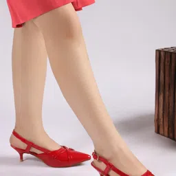 FEET RUNNER Women Embellished PU Kitten Pump Heels-picture-39