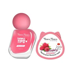 TEEN TEEN COSMETICS Set Of 2 Twinkle Tips Nail Gloss- 10 ml- Shade- 39 With Remover Pads image 2