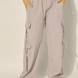 CORSICA Women Loose Fit Multi Pockets Elasticated Women's Cargo Pants-picture-10