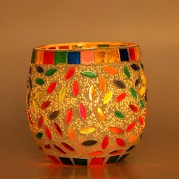 1ST TIME White & Red Cylindrical Shaped Candle Holders-picture-20