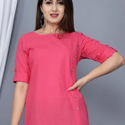 HEBA Round Neck Regular Top-image-0