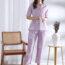 ETC Pure Cotton Printed Night suit-picture-27
