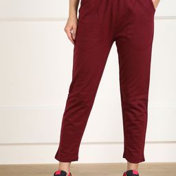 Metronaut Women Slim-Fit Mid Rise Joggers-image-71