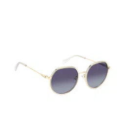 Polaroid Unisex Round Sunglasses with UV Protected Lens 206411J5G55WJ-image-6