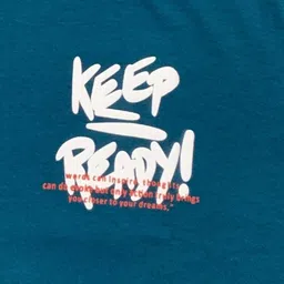 SUN 'N' SUMMER Typography Printed Round Neck Short Sleeves Cotton T-shirt image 2