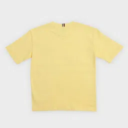Tommy Hilfiger Boys Brand Logo Printed Relaxed Fit Cotton T-Shirt image 4