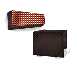 The Furnishing Tree Coffee Brown Plastic Air Conditioner Cover-image-50