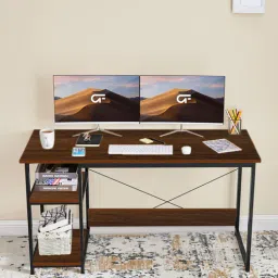 kawachi Berlin Writing Tables in Oak Brown Finish-picture-11