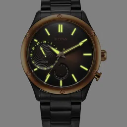 Titan Men Dial & Stainless Steel Bracelet Style Straps Analogue Watch 10009KM02-picture-23