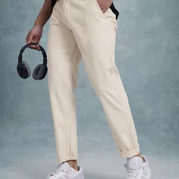 The Roadster Life Co. Men Solid Pure Cotton Chinos-image-43