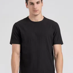 Red Tape Men Structure Round Neck Stretched T-Shirt-picture-10