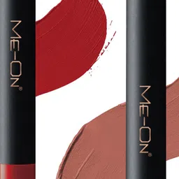 ME-ON 2-Pcs Photoface Long-Lasting Lip Crayon - Shade 02 & 13 image 2