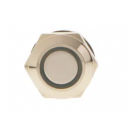 16mm 24V Ring (Blue Light) Self-Lock Non-Momentary Metal Push-button Switch image 4