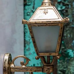 Fos Lighting Antique Golden Vintage Outdoor Wall Light (Bulb not included) - Set of 1-picture-16