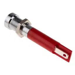 RS PRO Red Panel Mount Indicator 230V AC, Mounting Hole Size 8 mm, Termination Type , Model No 205189 image 3