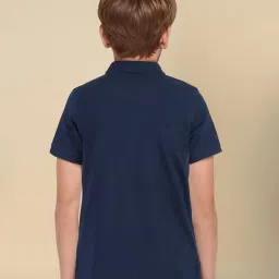 Allen Solly Junior Kids Navy Polo T-Shirt image 2