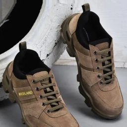 Woodland Men's Grey Casual Sneakers-picture-4