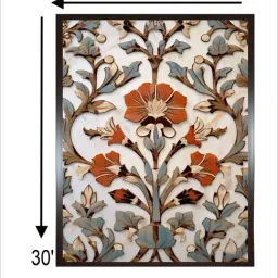 Indian Classic Art Multicolor Canvas Abstract Wall Art image 5