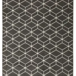 Ddecor Rugs Grey Polypropylene Geometric Rugs image 2