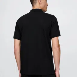 GAP Black Regular Fit Polo T-Shirt image 2