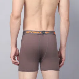 Vimal Jonney Multicolor Cotton comfort fit Trunks Pack of 3 image 2