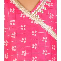 Lil Drama Kids Pink Printed Lehenga with Choli image 4