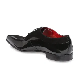 Ruosh Men's Black Oxford Shoes image 4