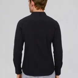 Wrangler Black Cotton Regular Fit Shirt image 2